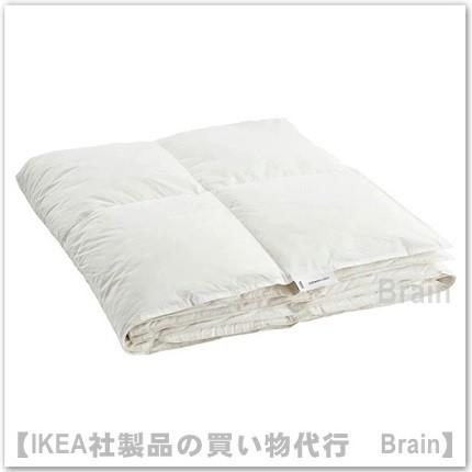 【中古】IKEAイケア　FJALLARNIKA 掛け布団　シーツ　ダウン　寝具 イケア（IKEA） FJALLARNIKA 掛けふとん/やや厚手150×200cm ダウン