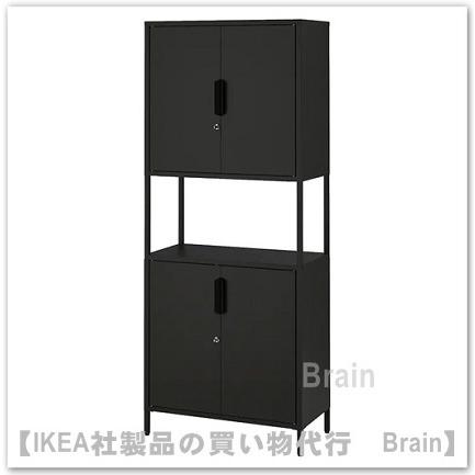 イケア（IKEA） TROTTEN/トロッテン キャビネット 扉付70x173 cm