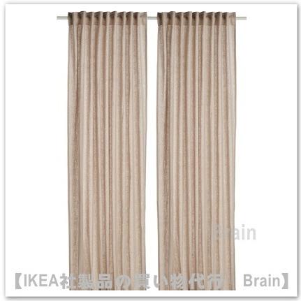 ｉｋｅａ イケア Dytag ディトーグ カーテン1組145x250 Cm ベージュ Selectshop Brain 通販 Yahoo ショッピング
