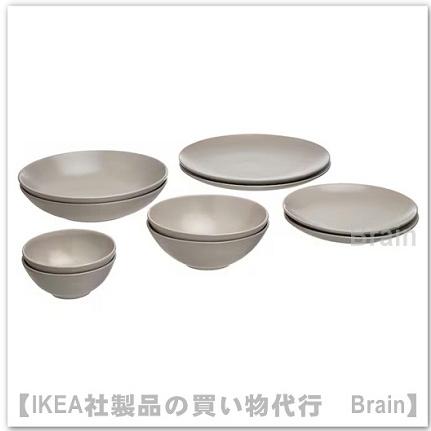 イケア（IKEA） FARGKLAR/フェルグクラー 食器 10点セット マット