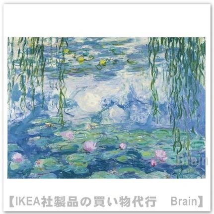 イケア（IKEA） PJATTERYD/プィエッテリード アート70x50 cm 睡蓮