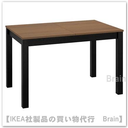 ☆IKEAテーブル☆伸長式☆4〜6人 イケア（IKEA） ALHULT/オールフルト 伸長式テーブル4〜6人用 ブラック