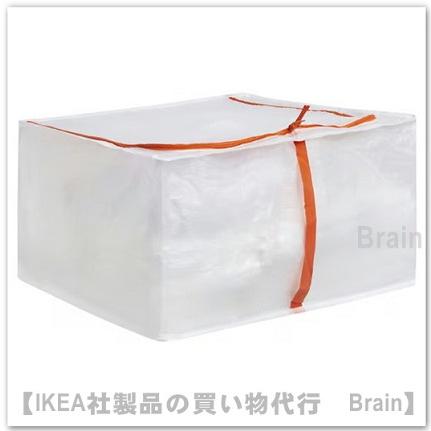 イケア（IKEA） PARKLA/ペルクラ 収納ケース55x49x30 cm 半透明