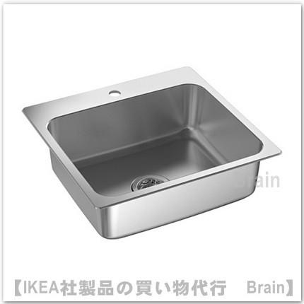IKEA(イケア)はめ込み式シンク イケア IKEA/イケア LANGUDDEN はめ込み式シンク 1ボウル