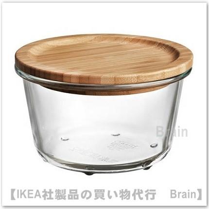 ｉｋｅａ イケア Ikea 365 保存容器 ふた付き14x9cm ガラス 竹 89269090 Selectshop Brain 通販 Yahoo ショッピング