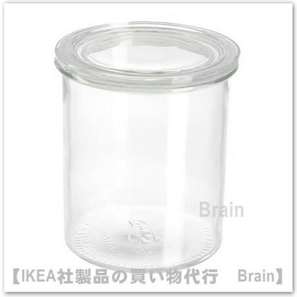 ＩＫＥＡ/イケア　IKEA 365+　ふた付き容器14x17cm　ガラス/ガラス（892.767.74）｜shop-brain