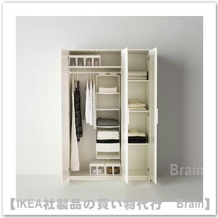 ＩＫＥＡ/イケア　BRIMNES/ブリムネス　ワードローブ  扉3枚付　ホワイト(104.079.28/10407928)｜shop-brain｜02