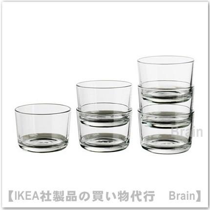 イケア（IKEA） IKEA 365+ グラス 6 cm 6個セット（902.783.57