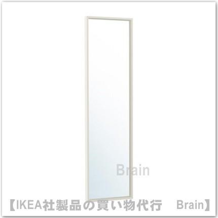 イケア（IKEA） NISSEDAL/ニッセダール ミラー40x150 cm ホワイト 
