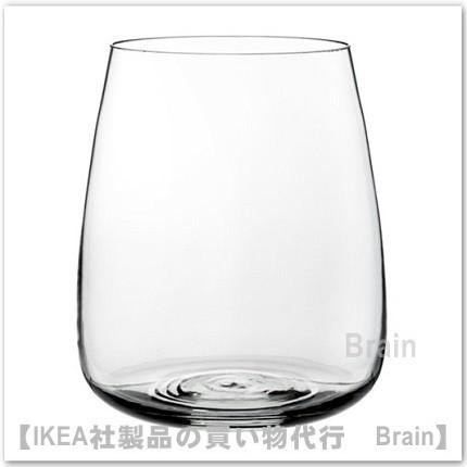 イケア（IKEA） BERAKNA 花瓶18 cm クリアガラス（903.279.42