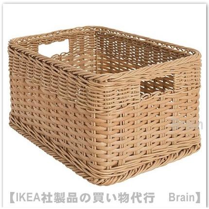 イケア（IKEA） BEKNA/ベクナ バスケット25x35x20 cm プラスチック
