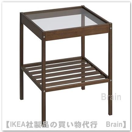 ＩＫＥＡ/イケア　NESNA/ネスナ　サイドテーブル　ダークブラウン（905.329.52/90532952）｜shop-brain