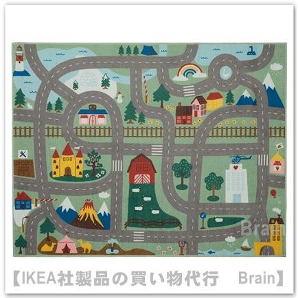 イケア（IKEA） VALLABY/ヴァッラビー ラグ パイル短100x133 cm