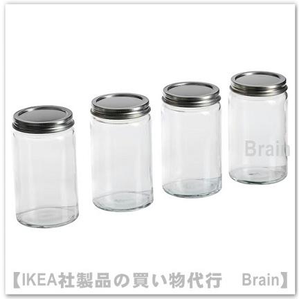 イケア（IKEA） CITRONHAJ/シトロンハイ スパイス瓶35 cL 4個セット