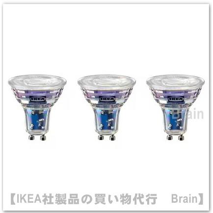 イケア（IKEA） SOLHETTA/ソールヘッタ LED電球 GU10/230ルーメン 3個