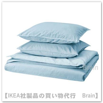 イケア（IKEA） ANGSLILJA/エングスリリア 掛け布団カバー＆枕カバー