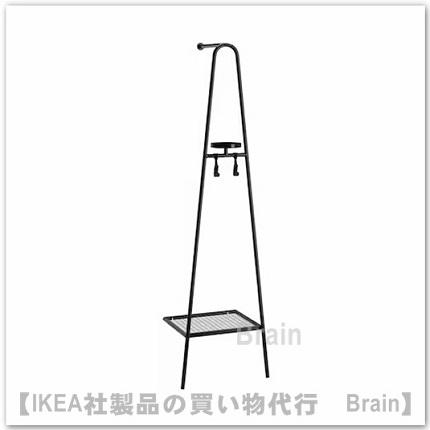 イケア（IKEA） ALGANAS/エリヤネス ハンガーラック 靴収納付き