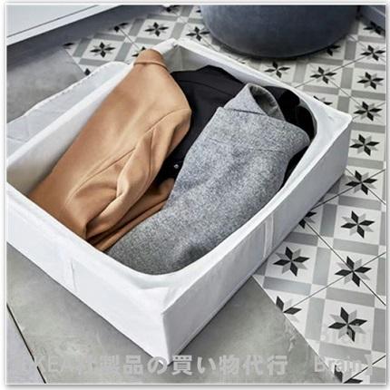 イケア（IKEA） SKUBB/スクッブ 収納ケース65x53x19 cm ホワイト