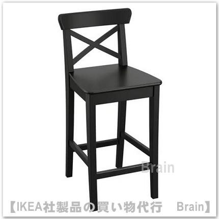 イケア（IKEA） ROSENTORP/ローセントルプ カウンターチェア 背もたれ