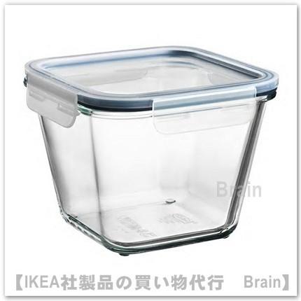 イケア（IKEA） IKEA 365+ 保存容器 ふた付き15x15x12cm ガラス