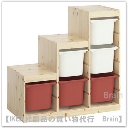 イケア（IKEA） TROFAST/トロファスト 収納コンビネーション94x44x91 