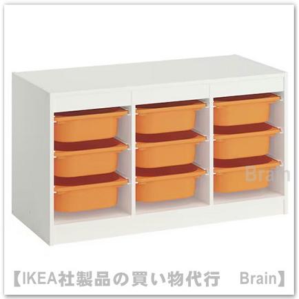 イケア（IKEA） TROFAST/トロファスト 収納コンビネーション99x44x56