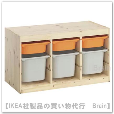 イケア（IKEA） TROFAST/トロファスト 収納コンビネーション93x44x53