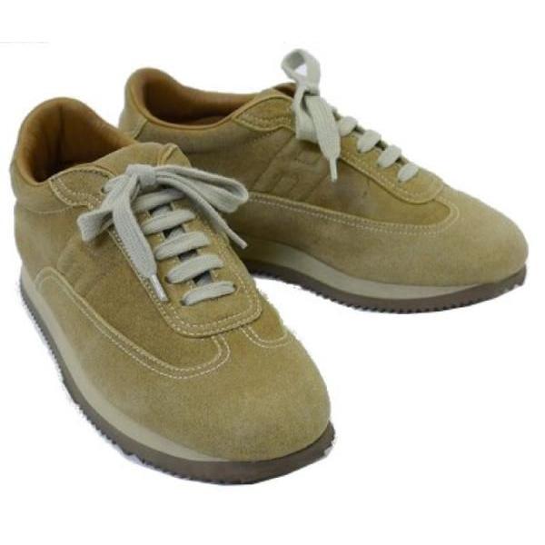 美品 エルメス クイック スニーカー レザー 38 24cm