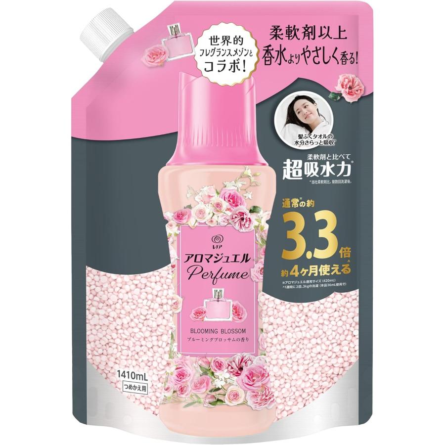 レノア ハピネス アロマジュエル 香り付け専用ビーズ ブルーミングブロッサム 詰め替え 1410mL | レノア