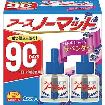 3個セット　アースノーマット 90日用 微香性ラベンダーの香り 4.5-12畳用 取替ボトル2本入_6