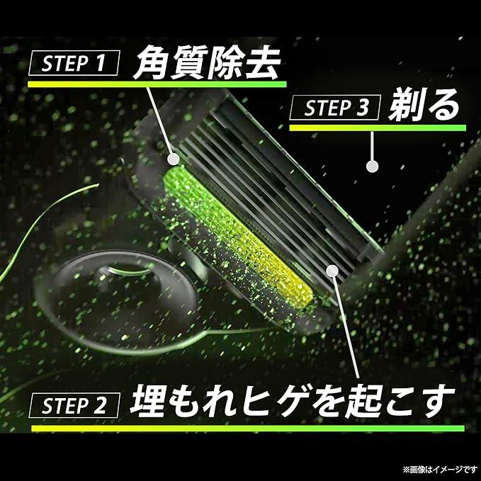 ジレット ラボ Gillette Labs 角質除去バー搭載 本体(替刃4コ付) +