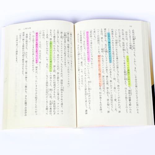 Shinkito 付箋 半透明 極細ふせん 付箋 細い フィルムふせん 蛍光5色 各20枚 300枚×6冊｜shop-chocolat｜02