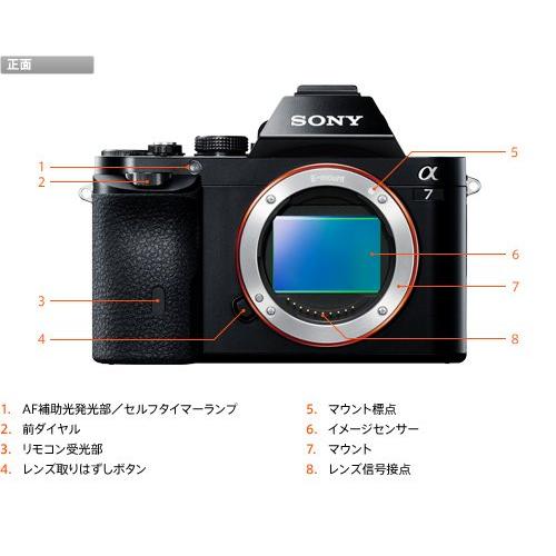 ソニー SONY ミラーレス一眼 α7 ボディ ILCE-7 : ショップ ソニー SONY ミラーレス一眼 α7 ボディ ILCE-7 : ショップ