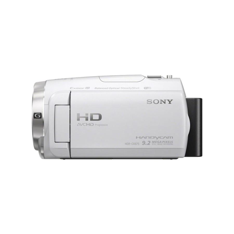 SONY ビデオカメラHDR-CX675 32GB 光学30倍 ホワイト Handycam SONY ビデオカメラHDR-CX675 32GB 光学30倍 ホワイト Handycam
