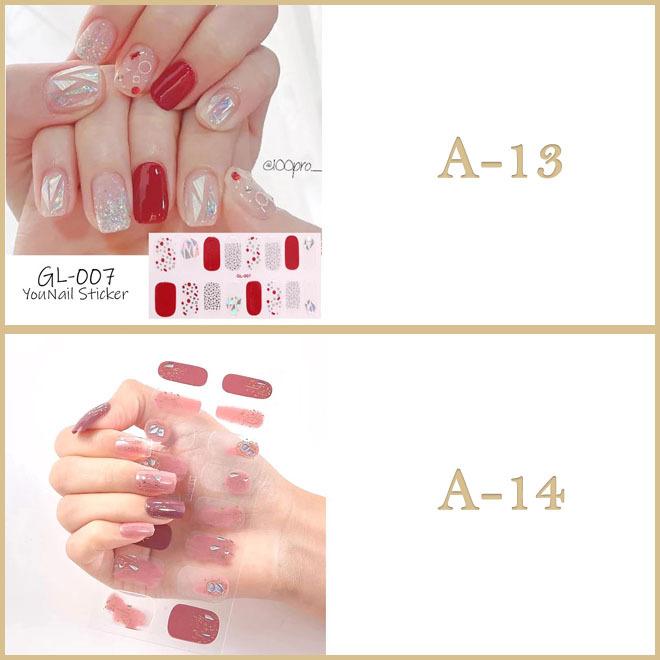 P5倍 ネイルシール 簡単 貼るだけ ジェルネイル 3d マニキュア セルフネイル ネイルステッカー シンプル 単色 ラメ フレンチ 1a005 ショップクレア 通販 Yahoo ショッピング