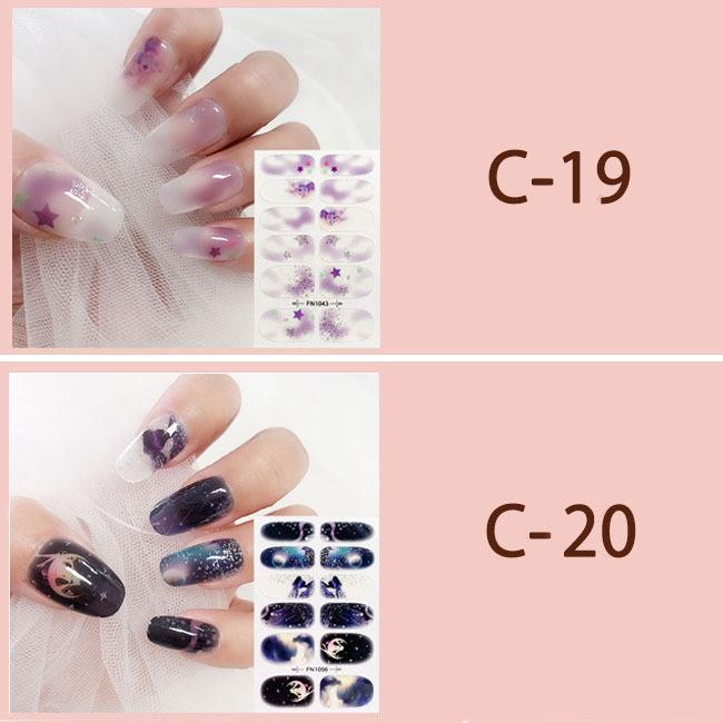 ネイルシール ジェルネイル 貼るだけ 3D マニキュア 12爪 セルフ