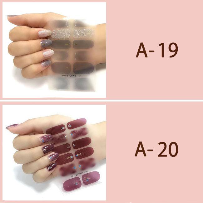 ネイルシール ジェルネイル 貼るだけ 3D マニキュア 12爪 セルフネイル