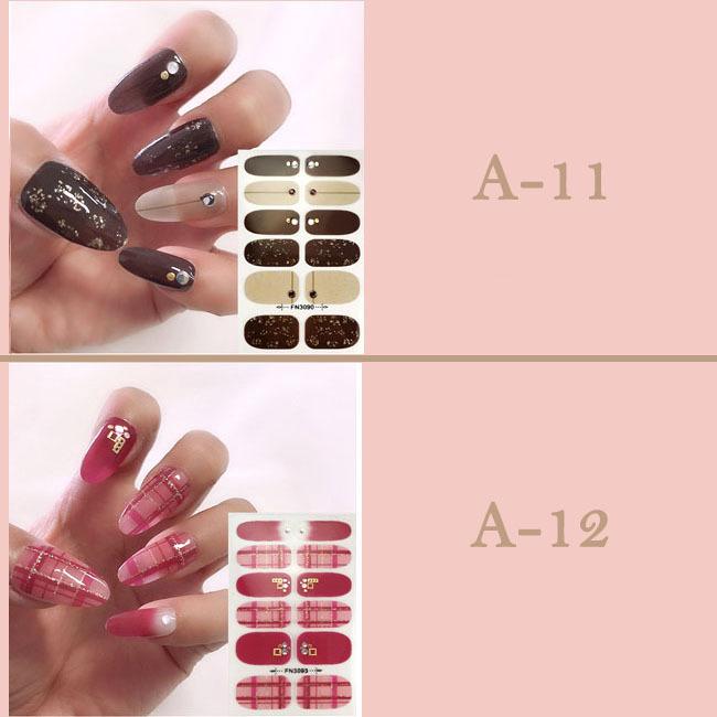 超激安 ネイルシール 簡単 貼るだけ ジェルネイル 3d マニキュア 12爪 セルフネイル フルカバー シンプル フレンチ Aynaelda Com