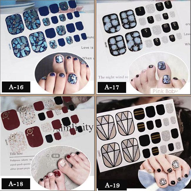 P5倍今だけ価格 ネイルシール フット ペディキュア 足 貼るだけ 簡単 ジェルネイル 3d マニキュア セルフネイル 1a051 ショップクレア 通販 Yahoo ショッピング