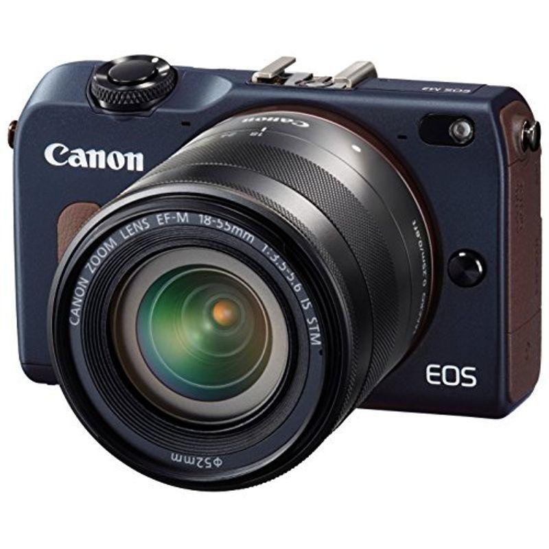 トップ IS EF-M18-55 M2 EOS ミラーレス一眼カメラ Canon STM F3 EF-M18-55mm (ベイブルー) レンズキット ミラーレス一眼カメラ