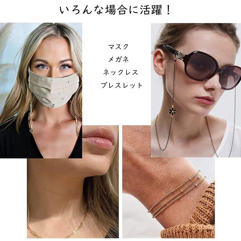 最新メガネチェーン マスクチェーン 2本セット メガネストラップ メガネコード クリスタル フラワー柄 黒いピーズ柄 眼鏡チェーン おし ショップこぶ 通販 Yahoo ショッピング