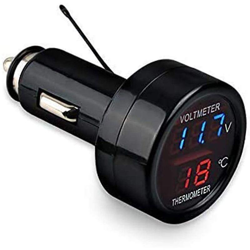 輝く高品質な BQuel デジタル電圧計 温度計 LED シガーソケット 2in1 車載 12V 24V 車 車内 レッド ブルー tronadores.com 輝く高品質な BQuel デジタル電圧計 温度計 LED シガーソケット 2in1 車載 12V 24V 車 車内 レッド ブルー tronadores.com
