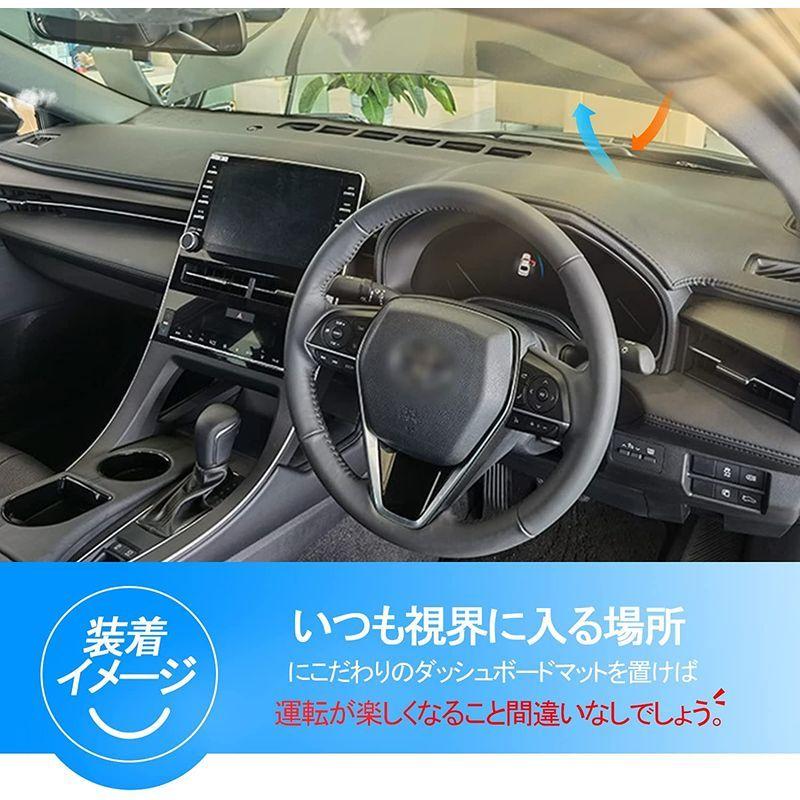 Vehsun ダッシュボードマット トヨタ ハリアー 80系 専用 両面テープ付き スエード素材 車 ダッシュボードカバー Toyota H ショップこぶ 通販 Yahoo ショッピング