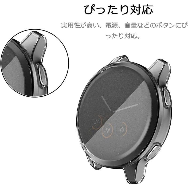 Garmin(ガーミン)Venu 2/vivoactive 保護 ケース 2個 GARMIN用 VENU vivoactive4用 ケース メッキTPU製 ソフトカバー 7色可選 SOOYEEH プロテクターカバー 耐衝撃 薄型 軽量 脱着簡単 ガーミン用 ヴェニュー2 vivoactive 4用 保護ケース アクセサリ