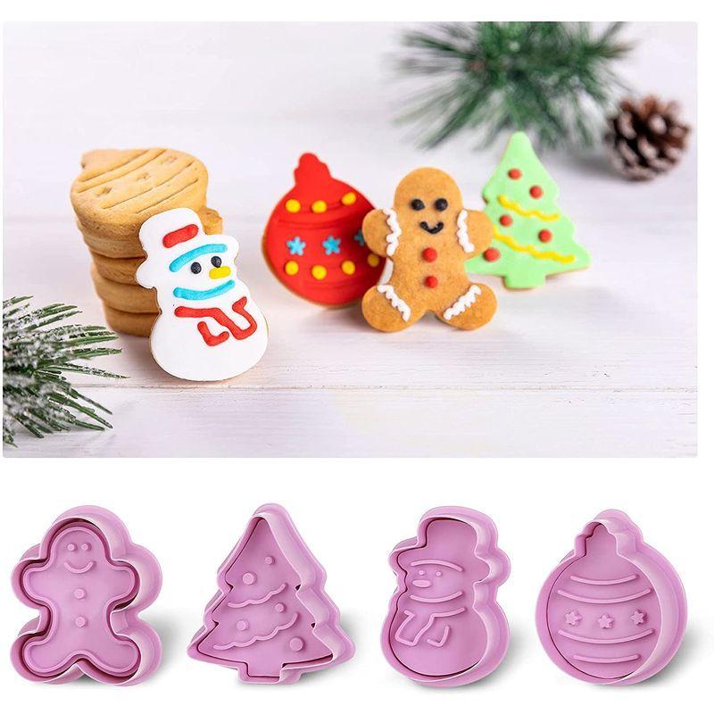 受注生産品 Gwholeクリスマスクッキー型 クリスマスオーナ 雪だるま ジンジャーブレッドマン ツリー 製菓用品 プラスチック製抜き型 スタンプタイプ 和菓子製菓用品 Www We Job Com