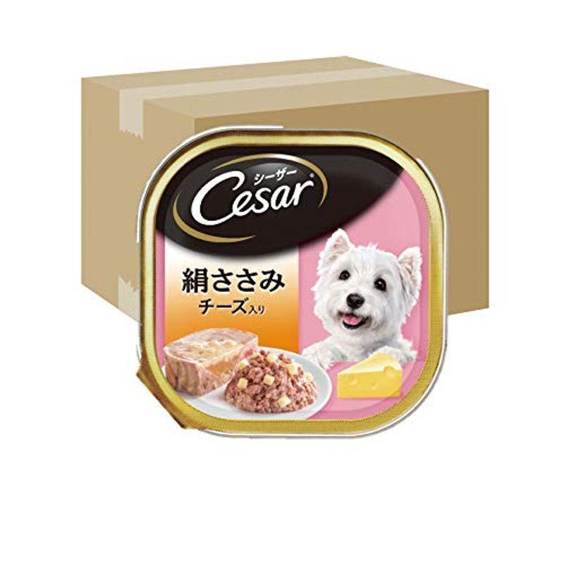 シーザー ドッグフード 成犬用 絹ささみ チーズ入り 100g×96個 (ケース販売)