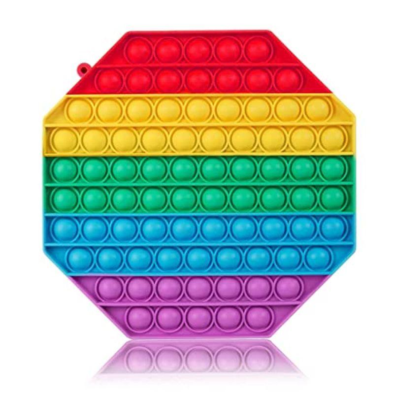 大きいサイズ 新登場 スクイーズ玩具 プッシュポップバブル 八角形 クリスマス バブル フィジェットおもちゃ ぷっしゅぽっぷ ストレス 解消 Q43bfxurja ゲーム おもちゃ Studiocosmetica Com