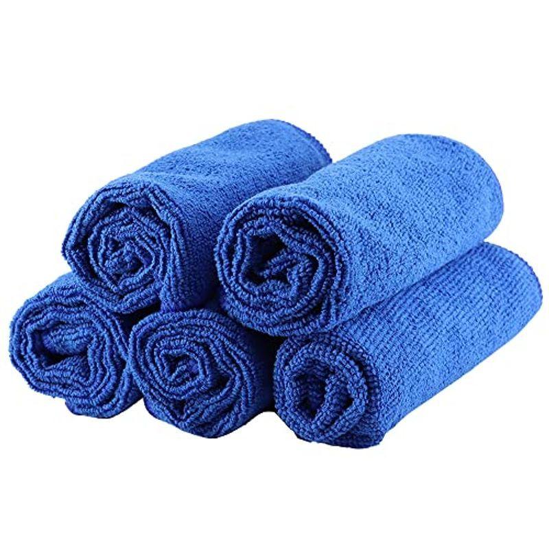 洗車 タオル マイクロファイバータオル 青 30cm 30cm クロス 拭き取り 吸水 速乾 クリスタルレイン ブルー C0000 最大48 Offクーポン