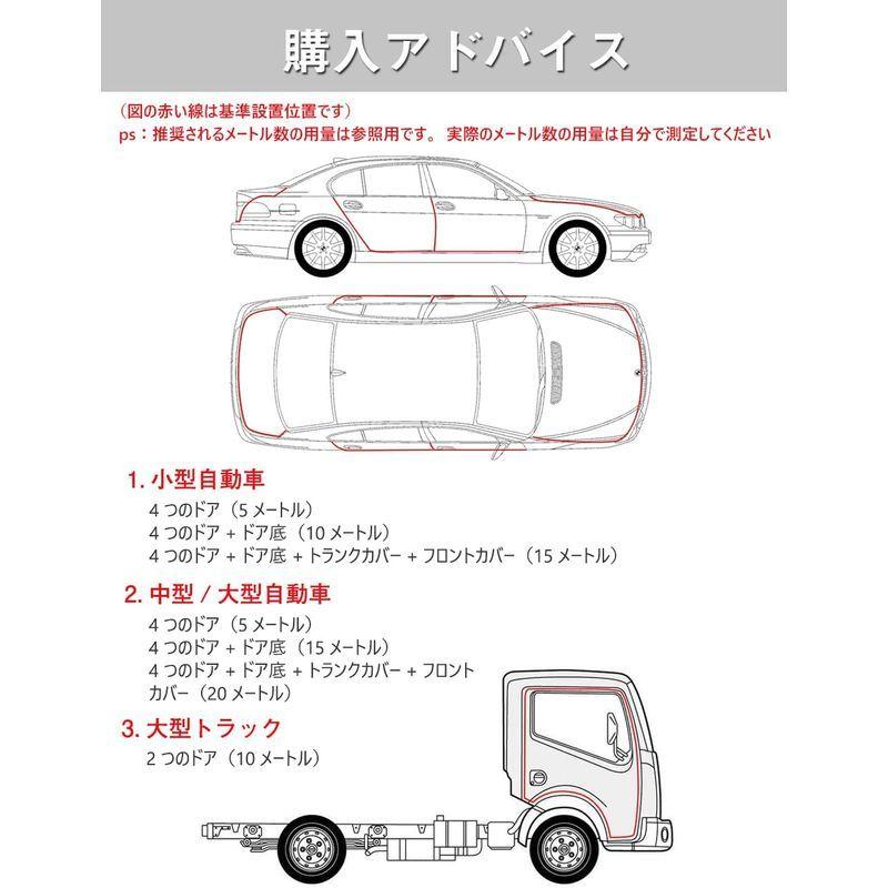 激安正規品 Drakefyre 車用モール モール 黒 10m ドアガード ドアモール テープ不要 U型 ドアエッジガード ドアエッジプロテクター 衝突 Topdental Com Ar