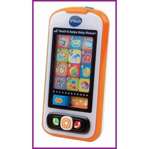 超大特価 and Touch VTech Swipe Orange【並行輸入品】 Phone, Baby 知育玩具